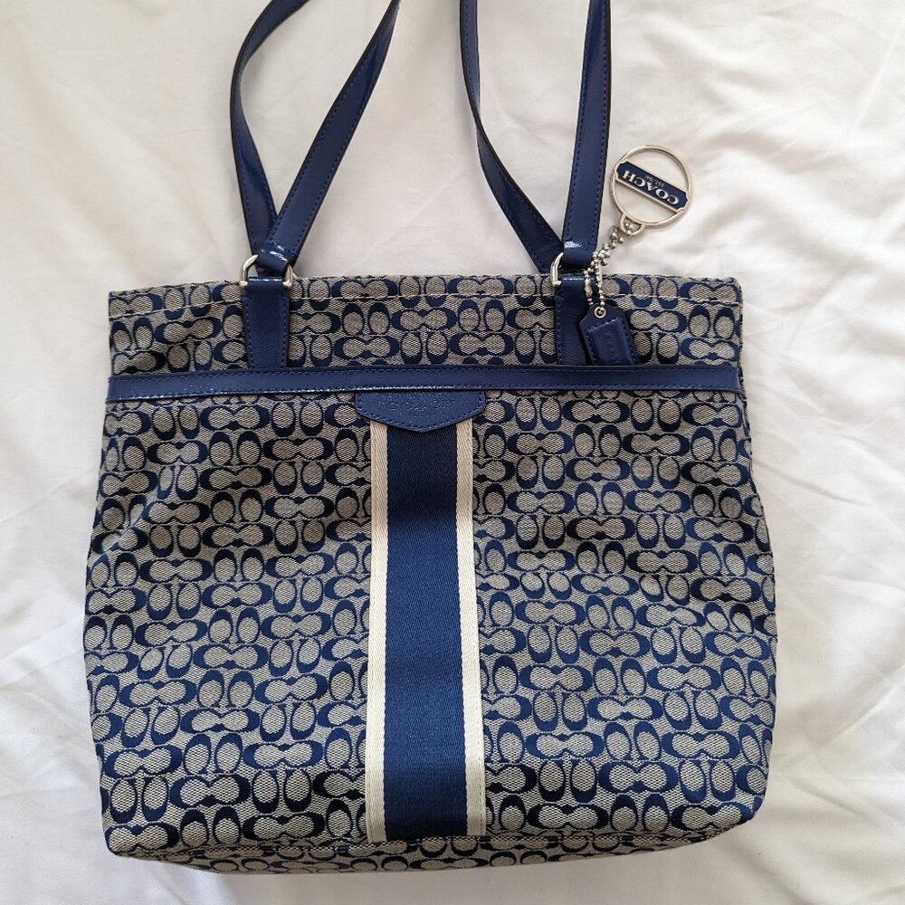 Blue Coach Purse
